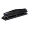 Universal Deluxe 12-Sheet Two and Three 9-3/2 in. Hole Adjustable Punch - Black